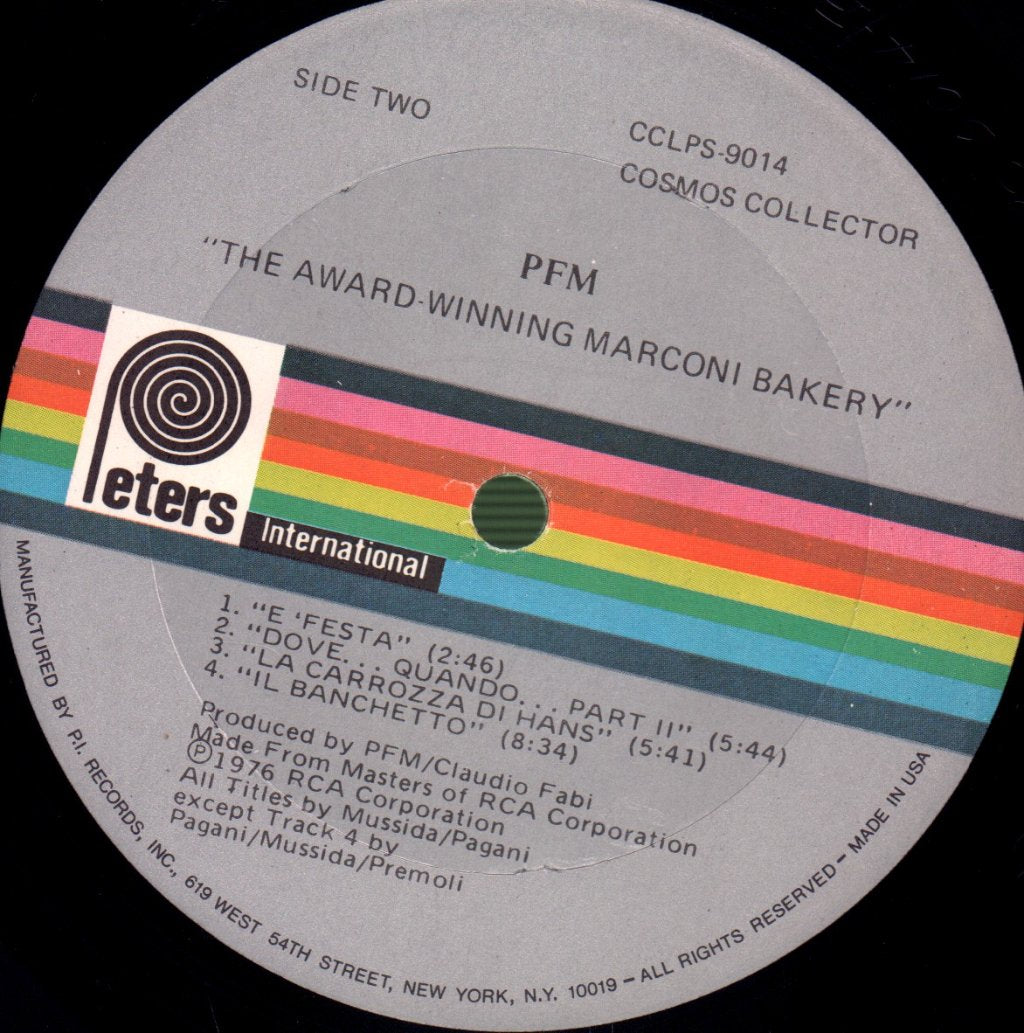 P.f.m. - Award Winning Marconi Bakery - Lp