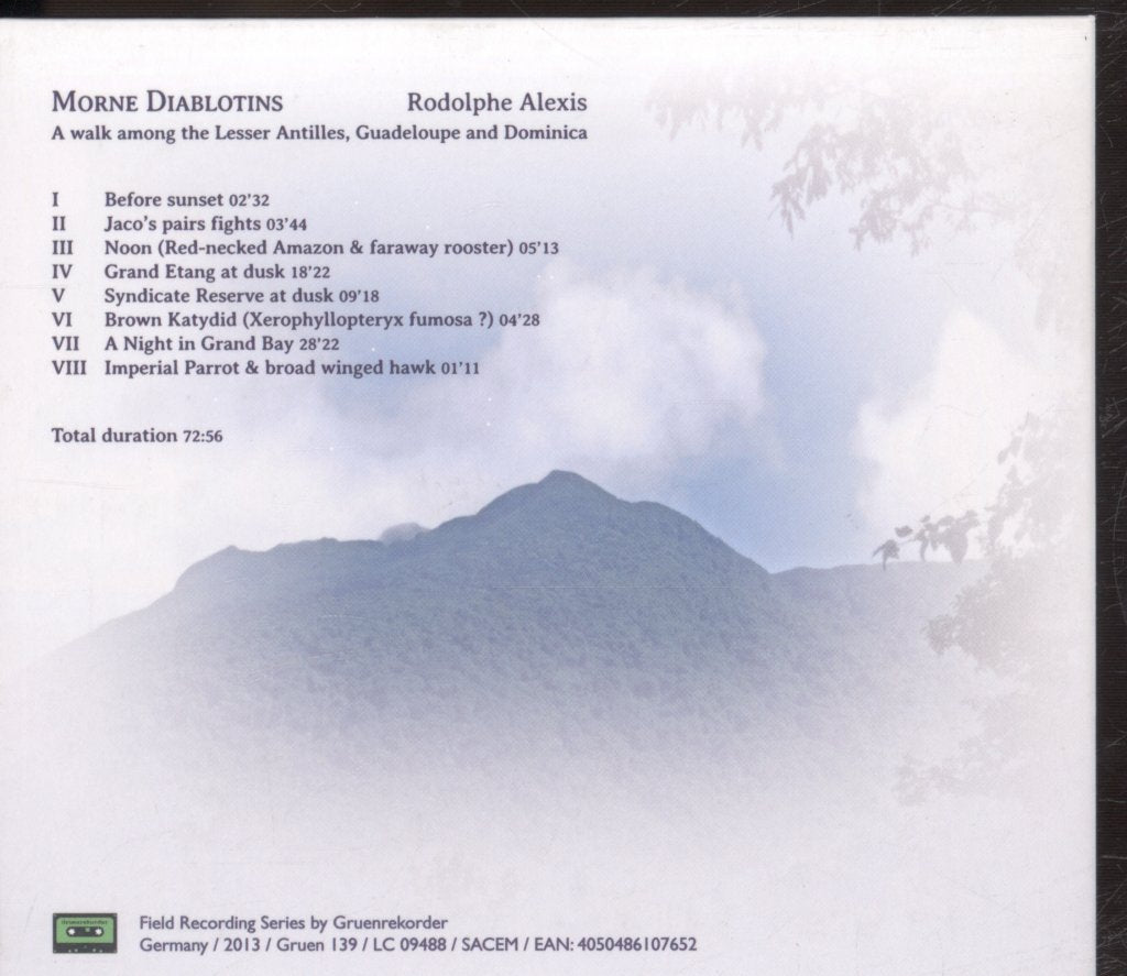 Rodolphe Alexis - Morne Diablotins - Cd