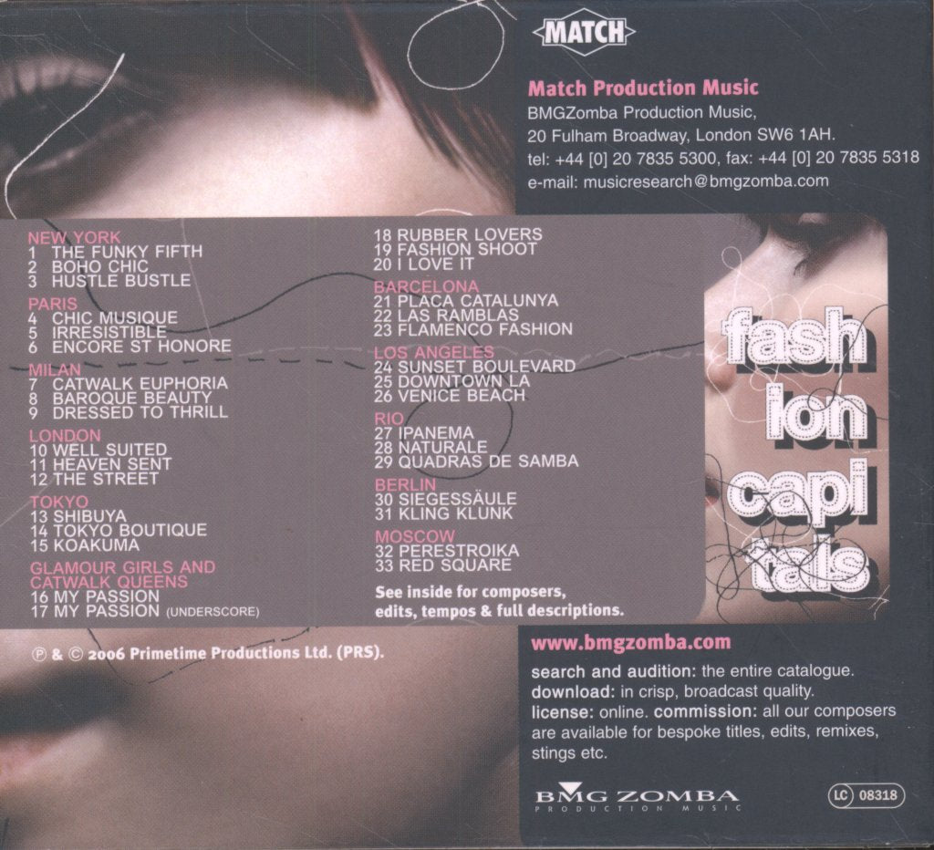 Various Artists - Fashion Capitals - Cd