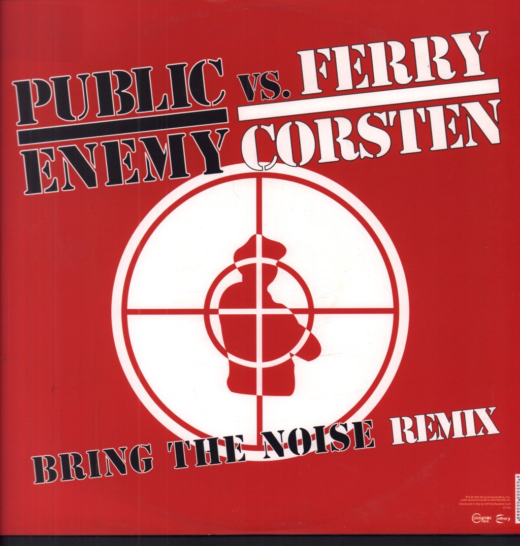 Public Enemy Vs. Benny Benassi - Bring The Noise Remix - 12 Inch