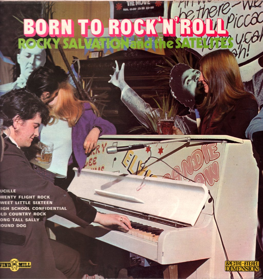 Rocky Salvation And The Satellites - Born To Rock N Roll - Lp