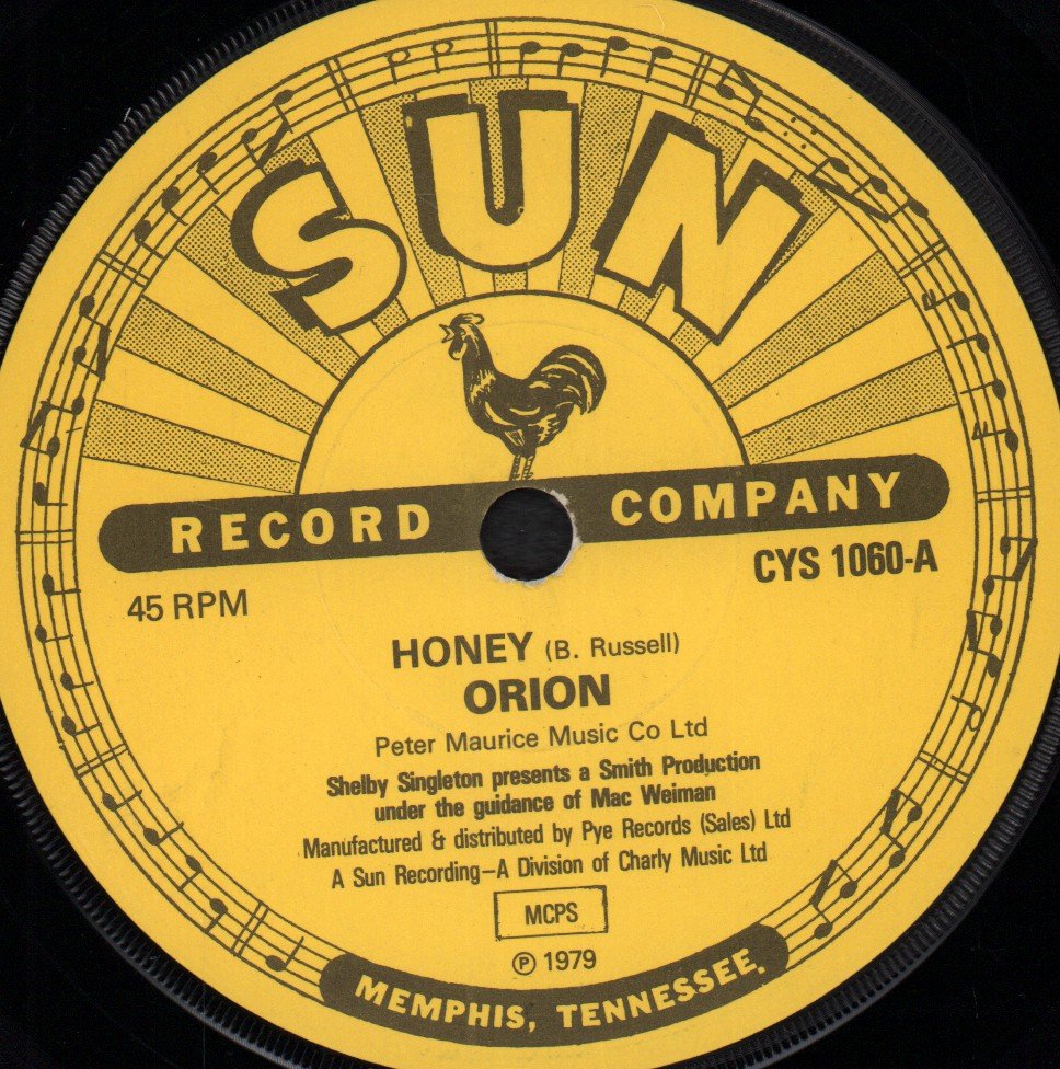 Orion (Rock N Roll) - Honey - 7 Inch