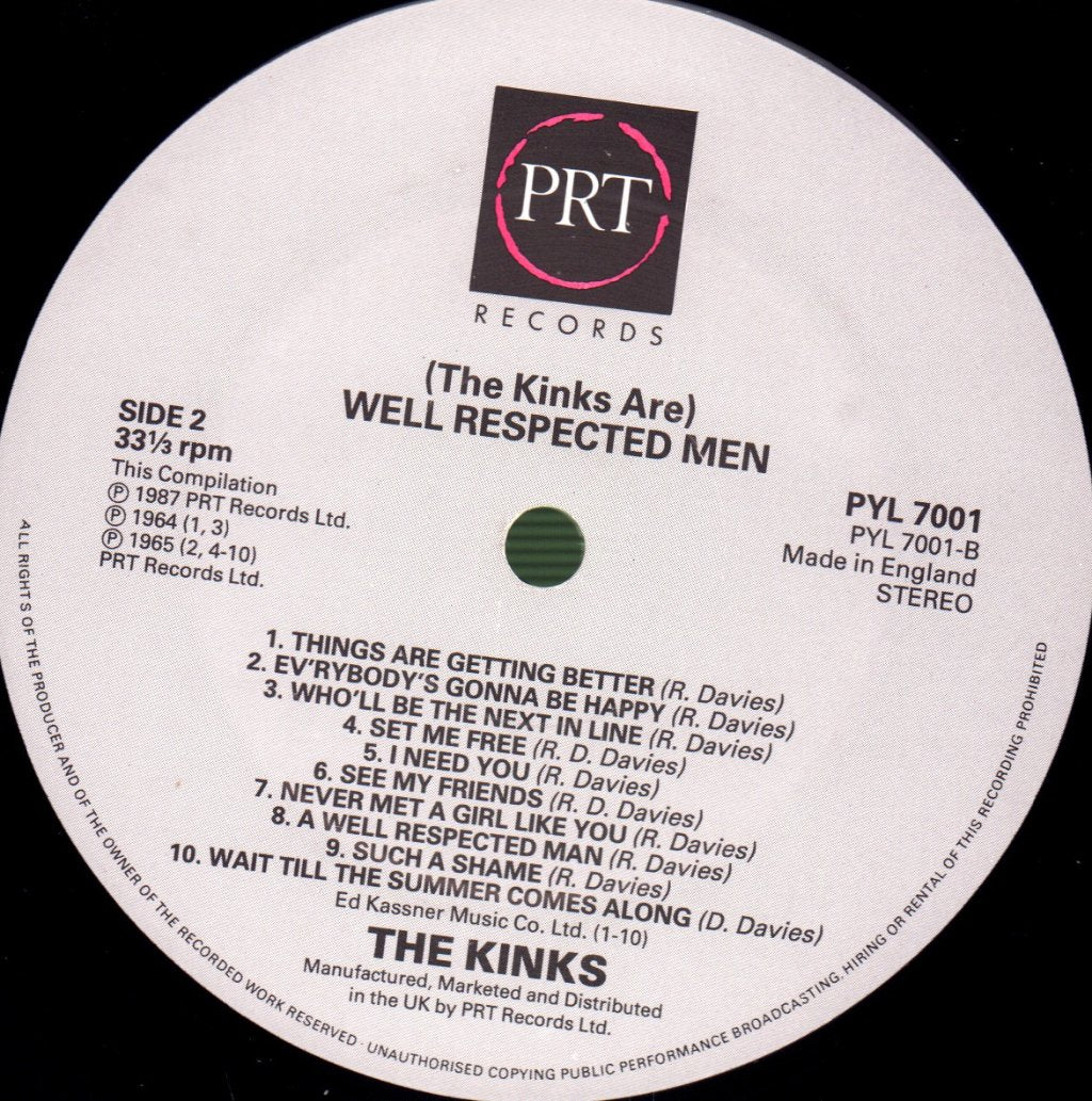 Kinks - Kinks Are Well Respected Men - Double Lp