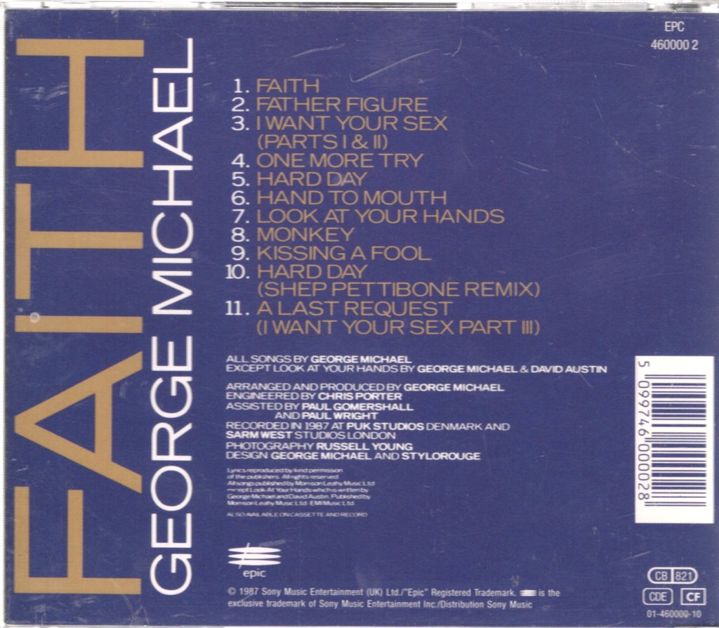 George Michael - Faith - Cd