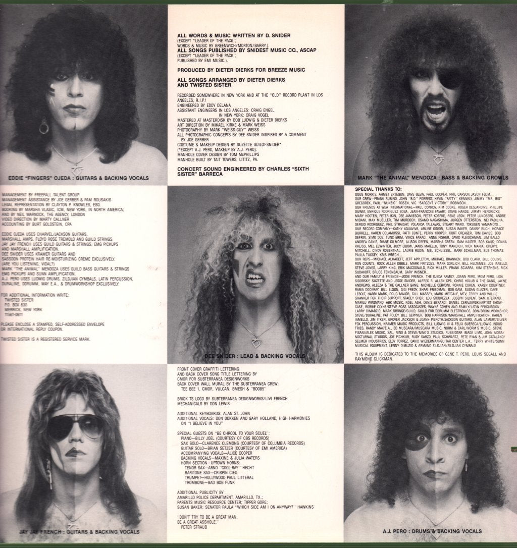 Twisted Sister - Come Out And Play - Lp