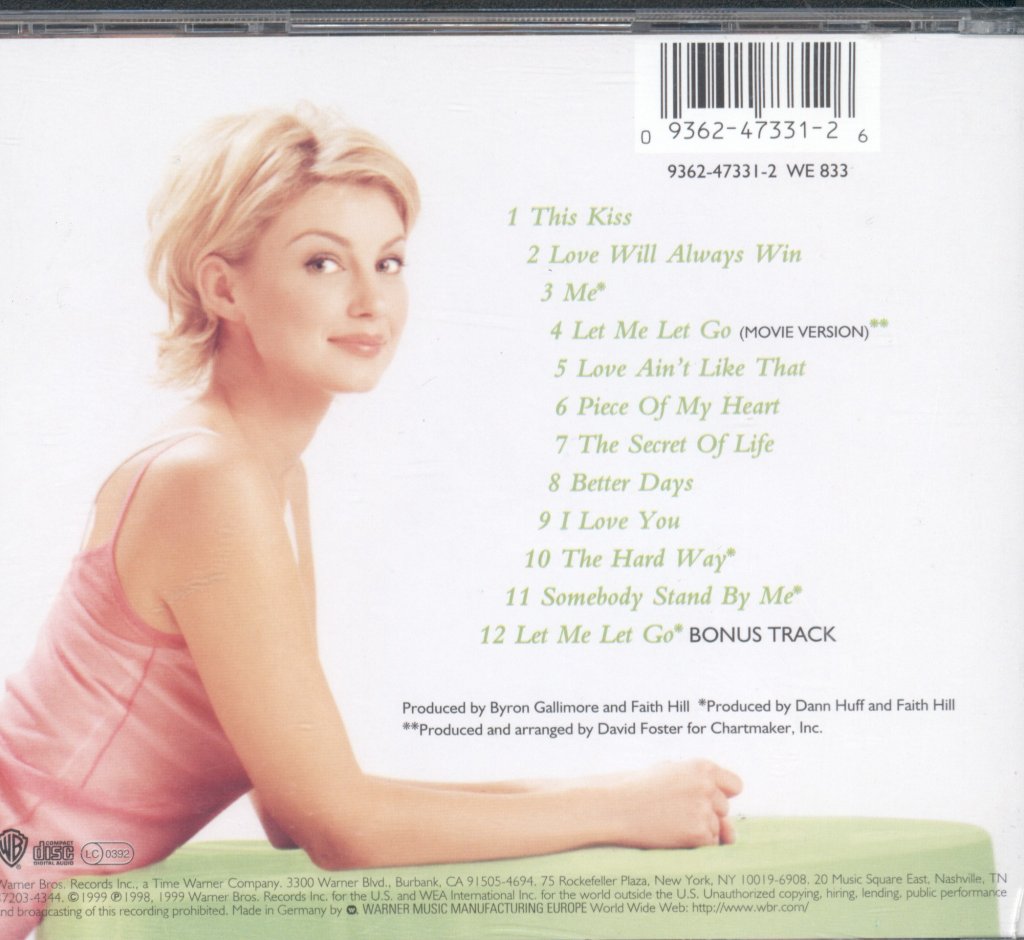 Faith Hill - Love Will Always Win - Cd