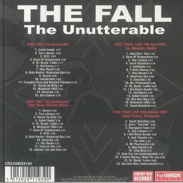 Fall - Unutterable - Cd Set