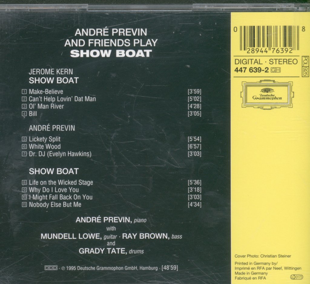 André Previn - André Previn And Friends Play Show Boat - Cd