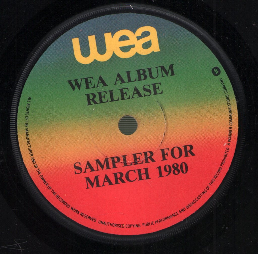 Various Artists - Wea Album Release Sampler For March 1980 - 7 Inch