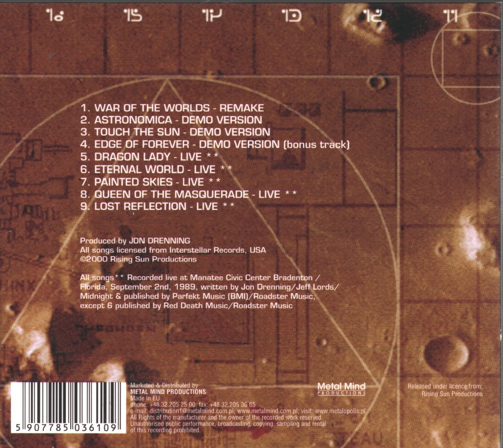 Crimson Glory - In Dark Places... 1986 - 2000 - Cd Set