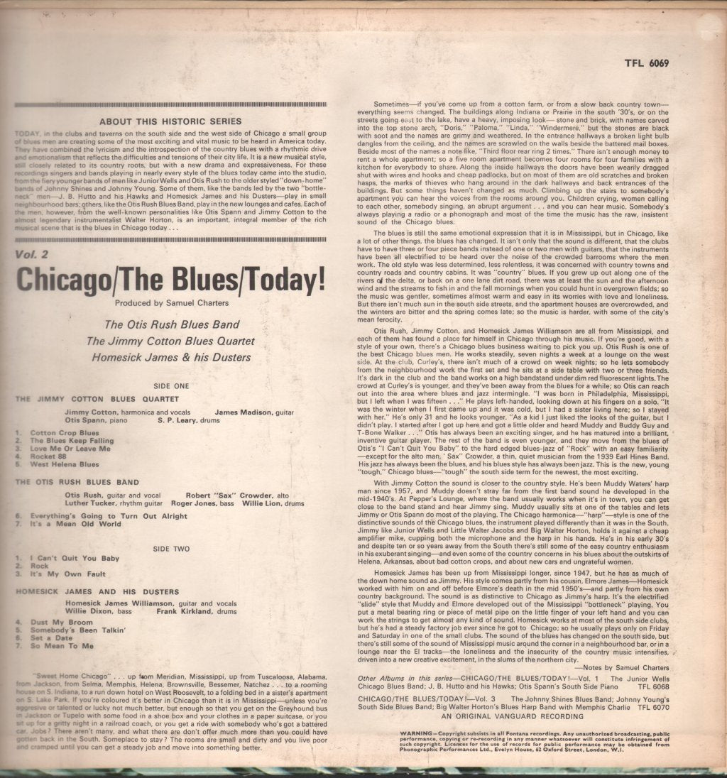 Various Artists - Chicago/The Blues/Today! Vol. 2 - Lp
