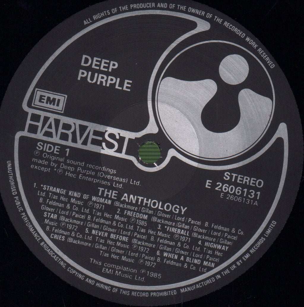 Deep Purple - Anthology - Double Lp