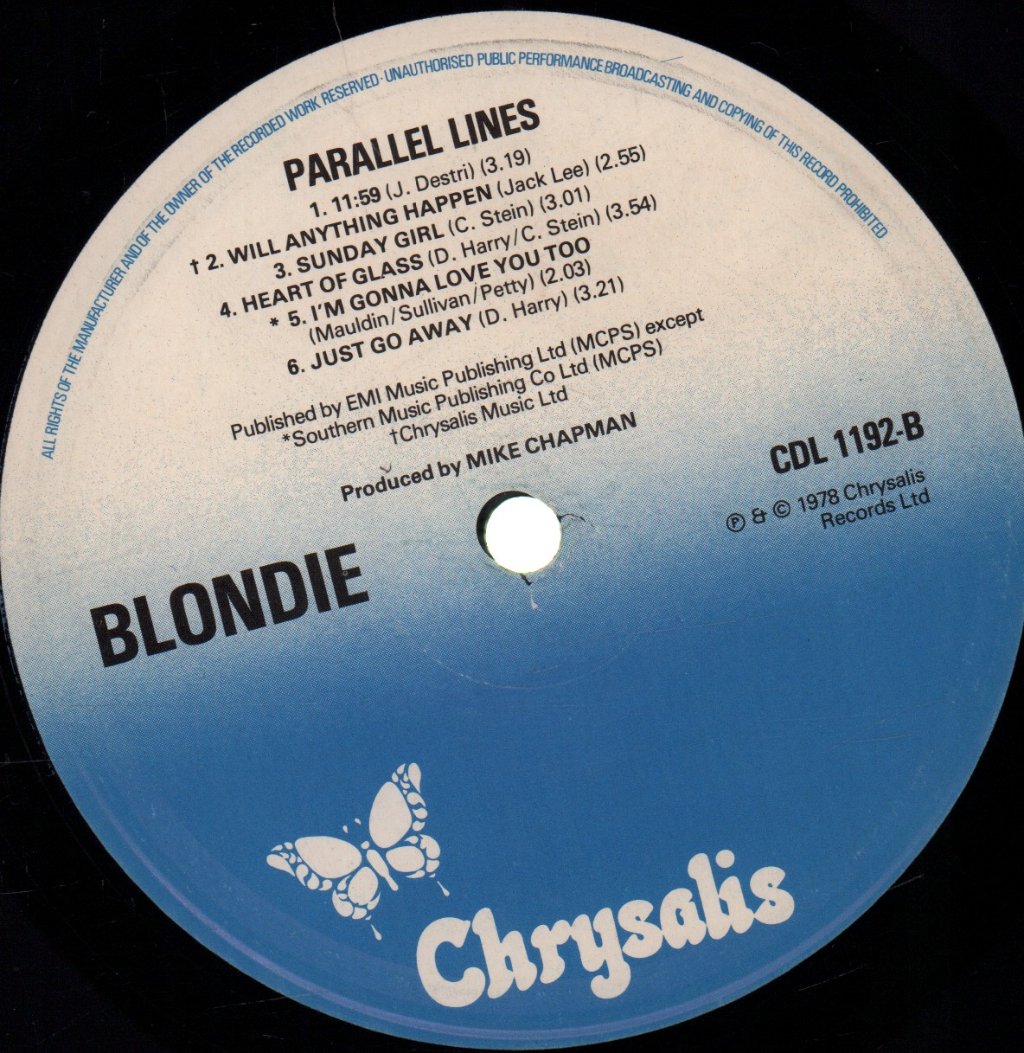 Blondie - Parallel Lines - Lp