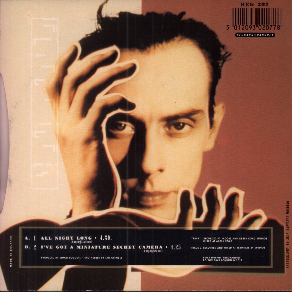 Peter Murphy - All Night Long - 7 Inch
