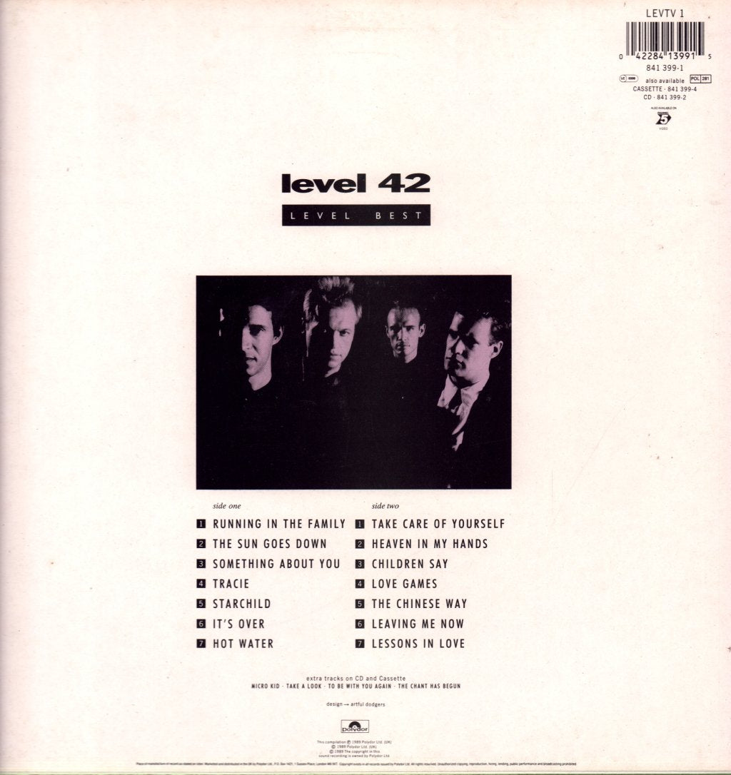 Level 42 - Level Best (Greatest Hits) - Lp