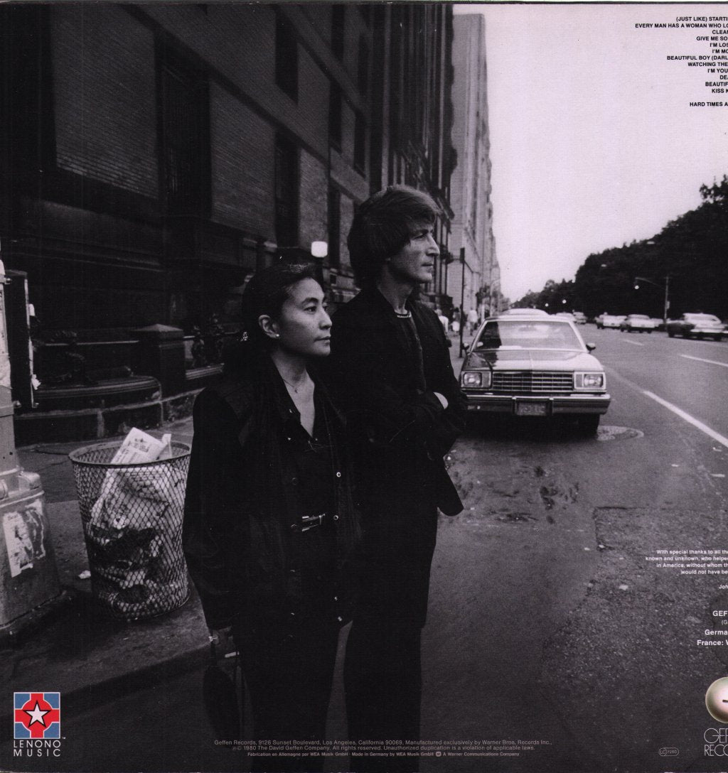 John Lennon And Yoko Ono - Double Fantasy - Lp