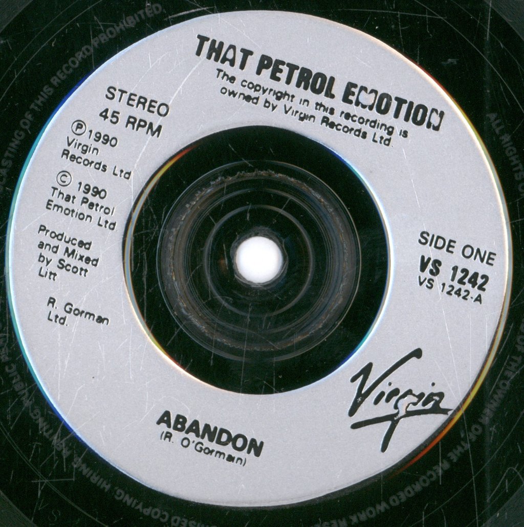 That Petrol Emotion - Abandon - 7 Inch