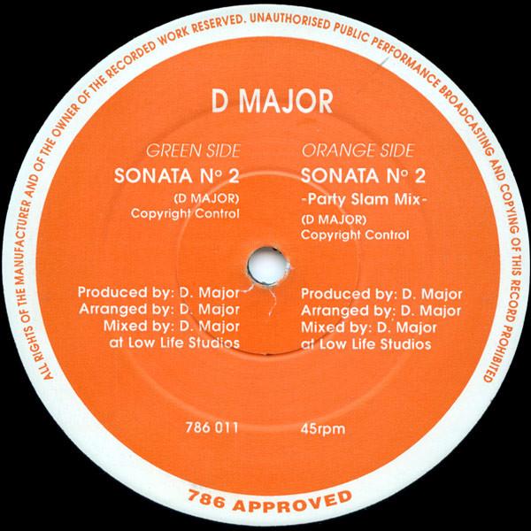 d major - Sonata No 2 - 12 Inch