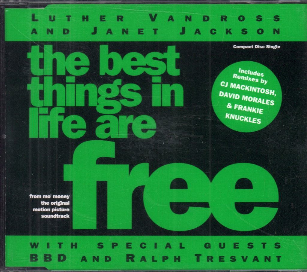 Luther Vandross And Janet Jackson - Best Things In Life Are Free - Cd