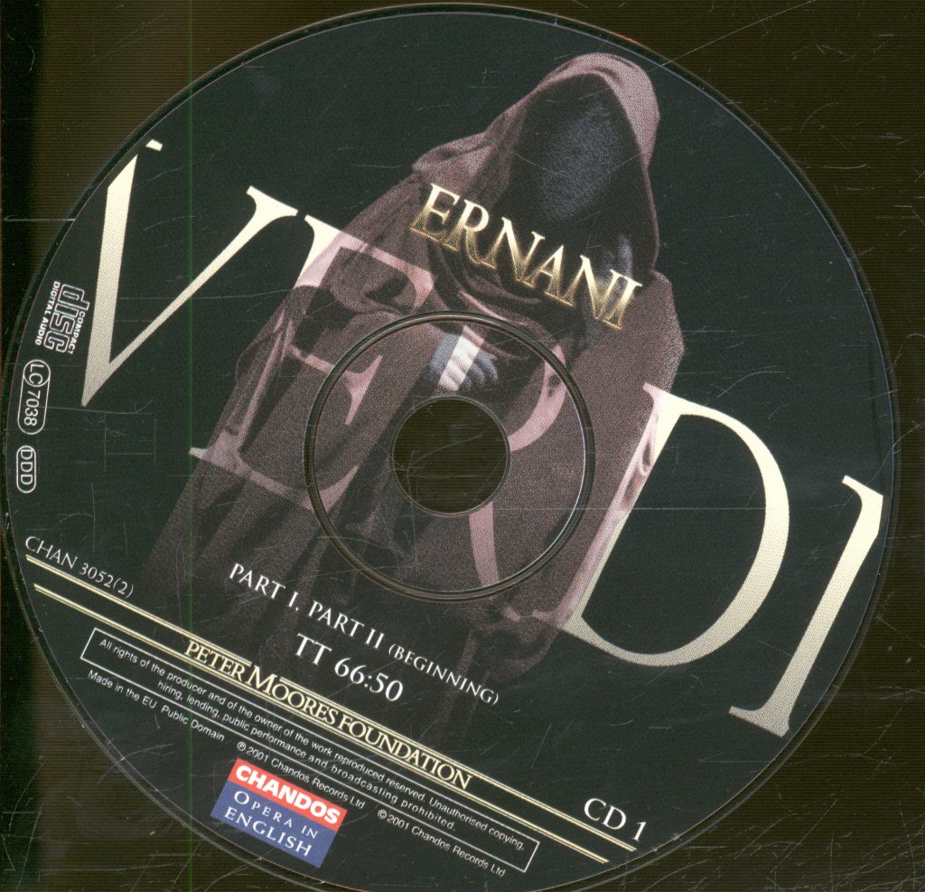 English National Opera Chorus, David Parry - Verdi -  Ernani - Double Cd