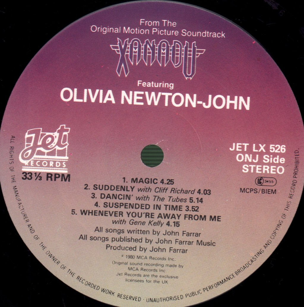 Olivia Newton John / Elo - Xanadu - Lp