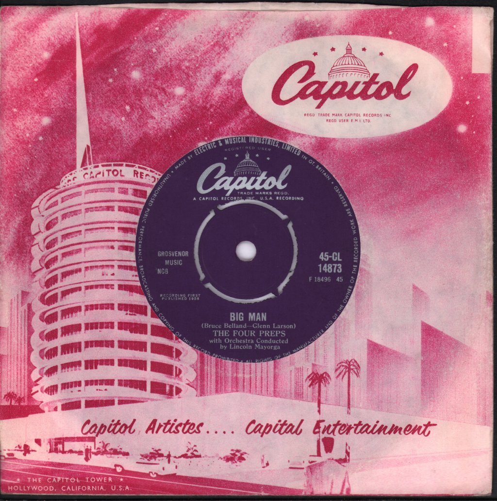 Four Preps - Big Man - 7 Inch