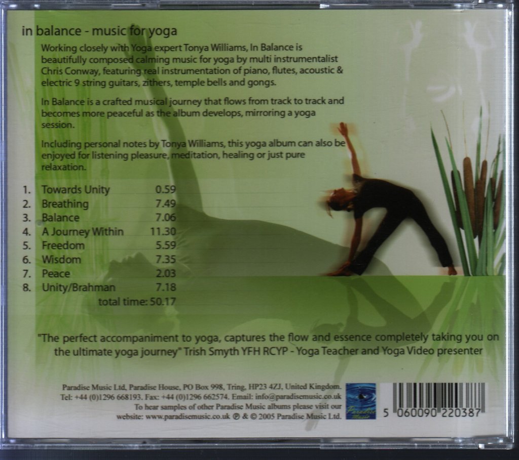 Chris Conway (2) - In Balance - Music for Yoga - Cd
