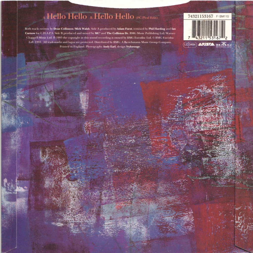 Dean Collinson - Hello Hello - 7 Inch