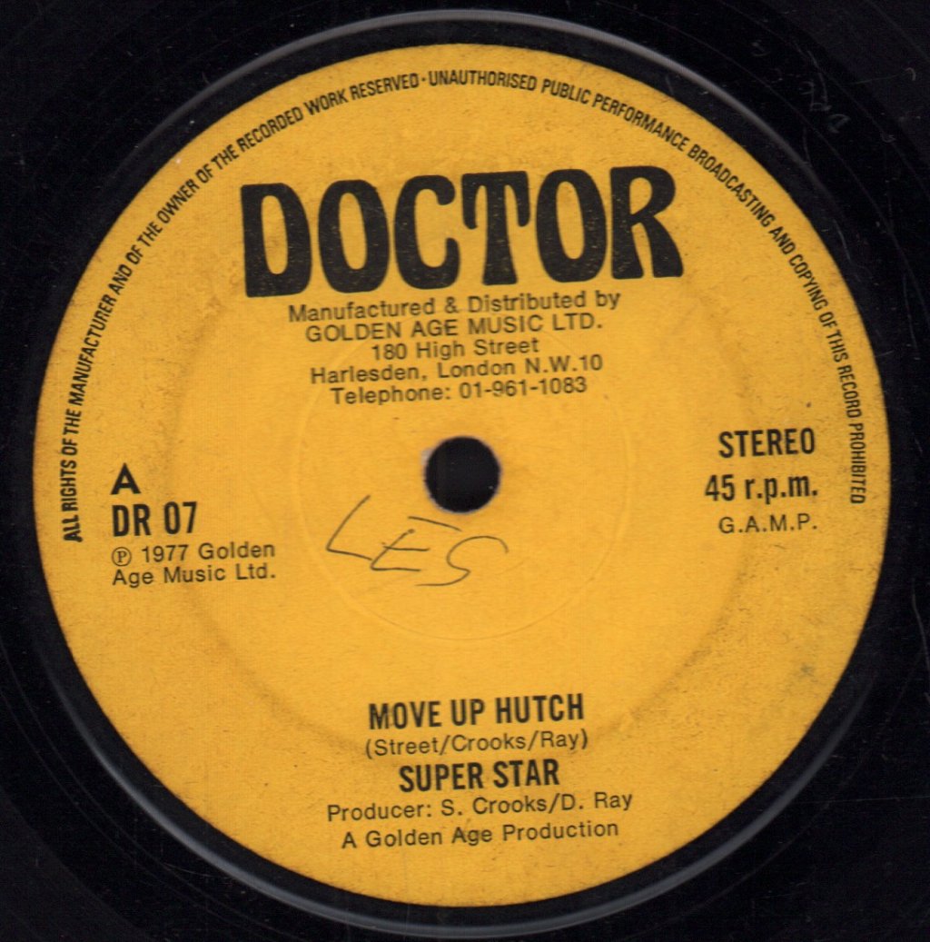Super Star (Reggae) - Move On Hutch - 7 Inch