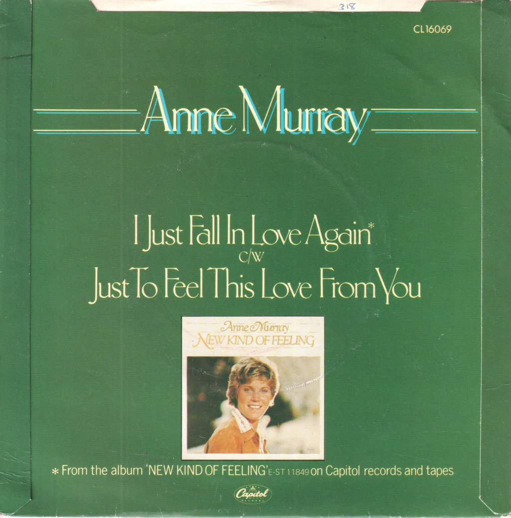 Anne Murray - I Just Fall In Love Again - 7 Inch