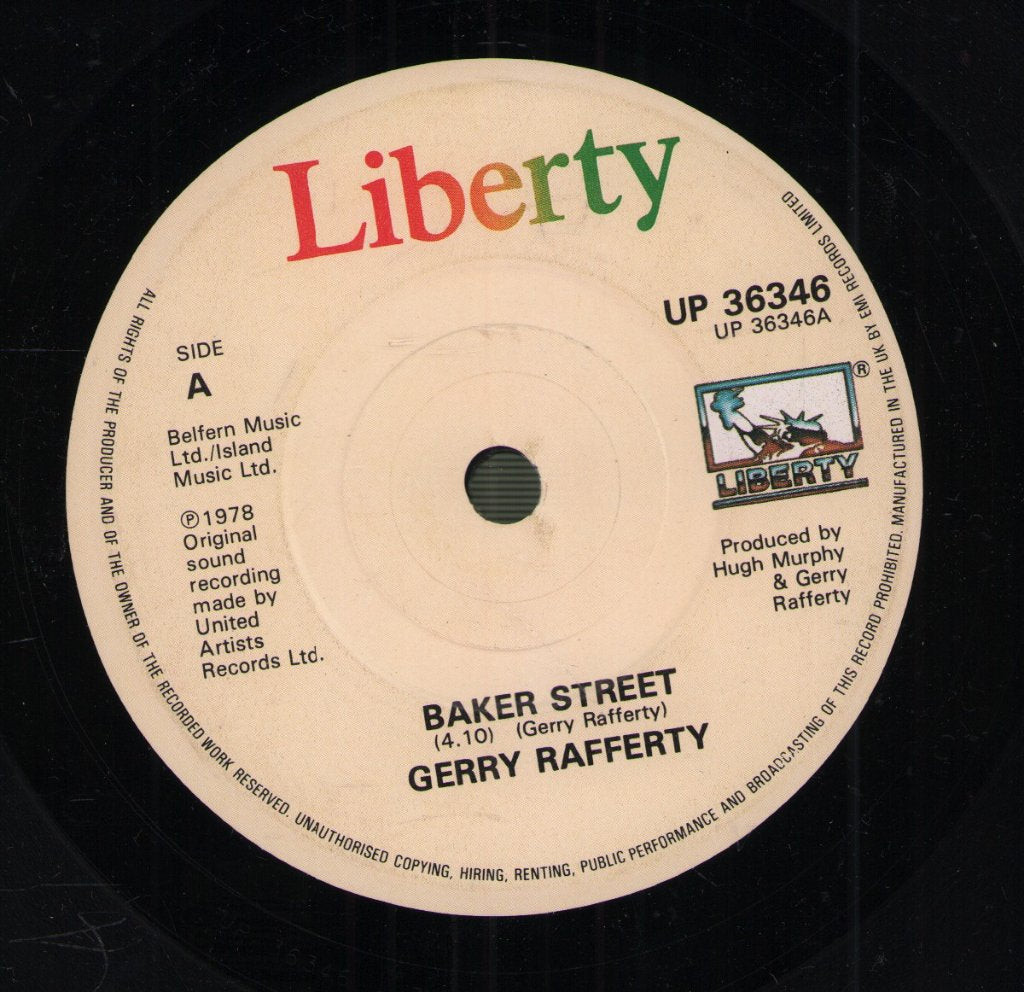 Gerry Rafferty - Baker Street - 7 Inch