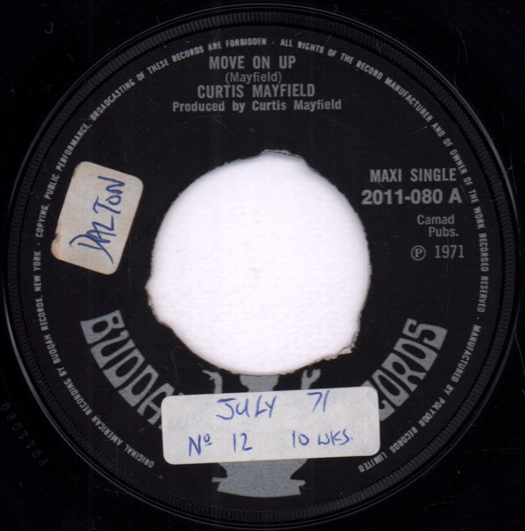 Curtis Mayfield - Move On Up - 7 Inch