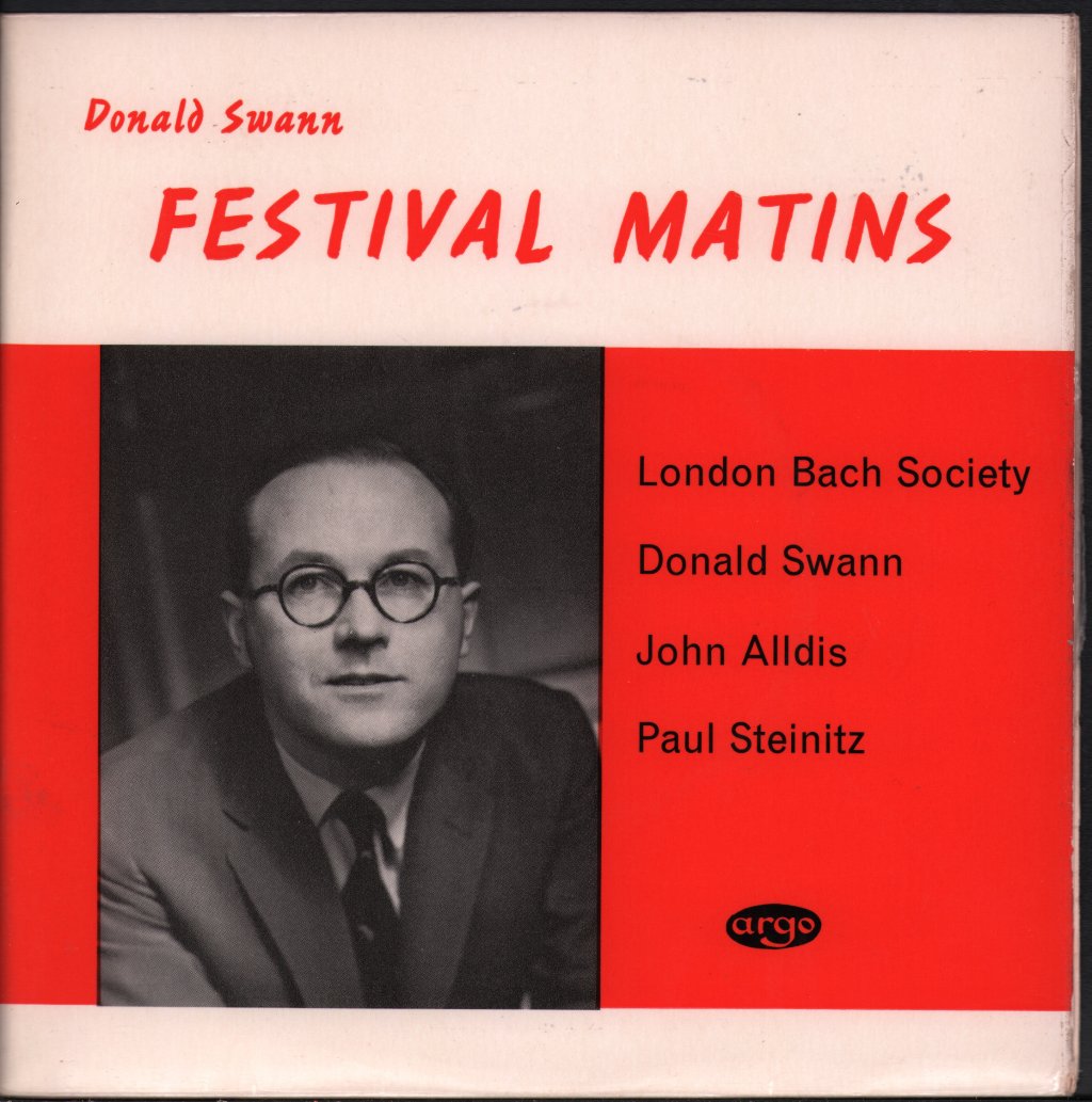 Donald Swann / London Bach Society / John Alldis - Festival Matins - 7 Inch