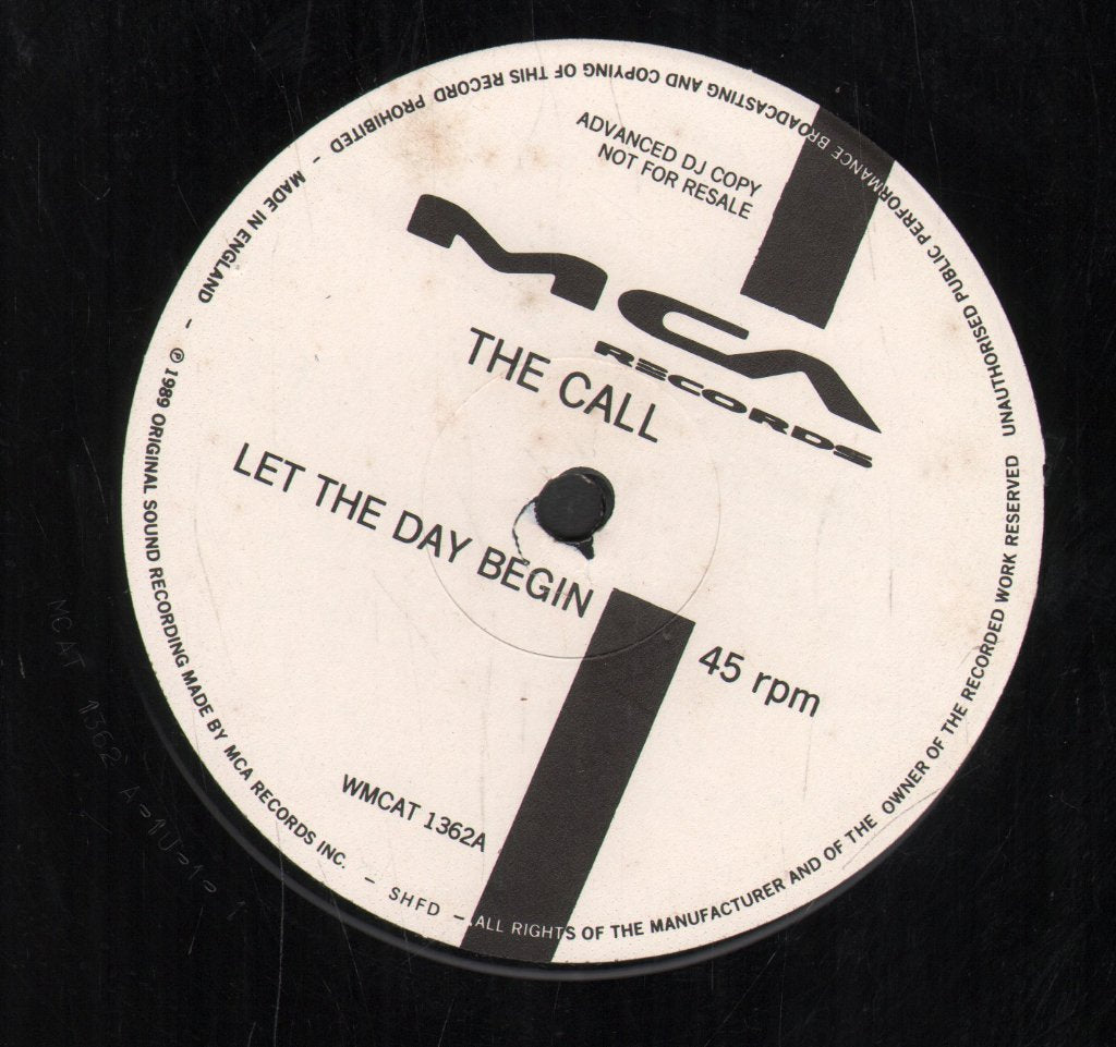 Call - Let The Day Begin - 12 Inch
