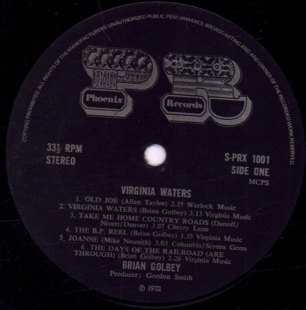 Brian Golbey - Virginia Waters - Lp