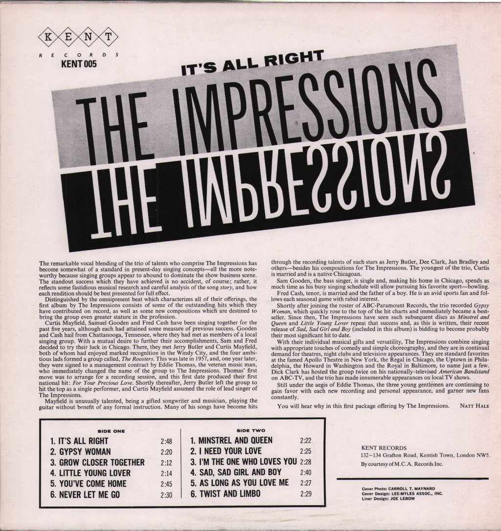 Impressions (Soul Group) - Impressions - Lp