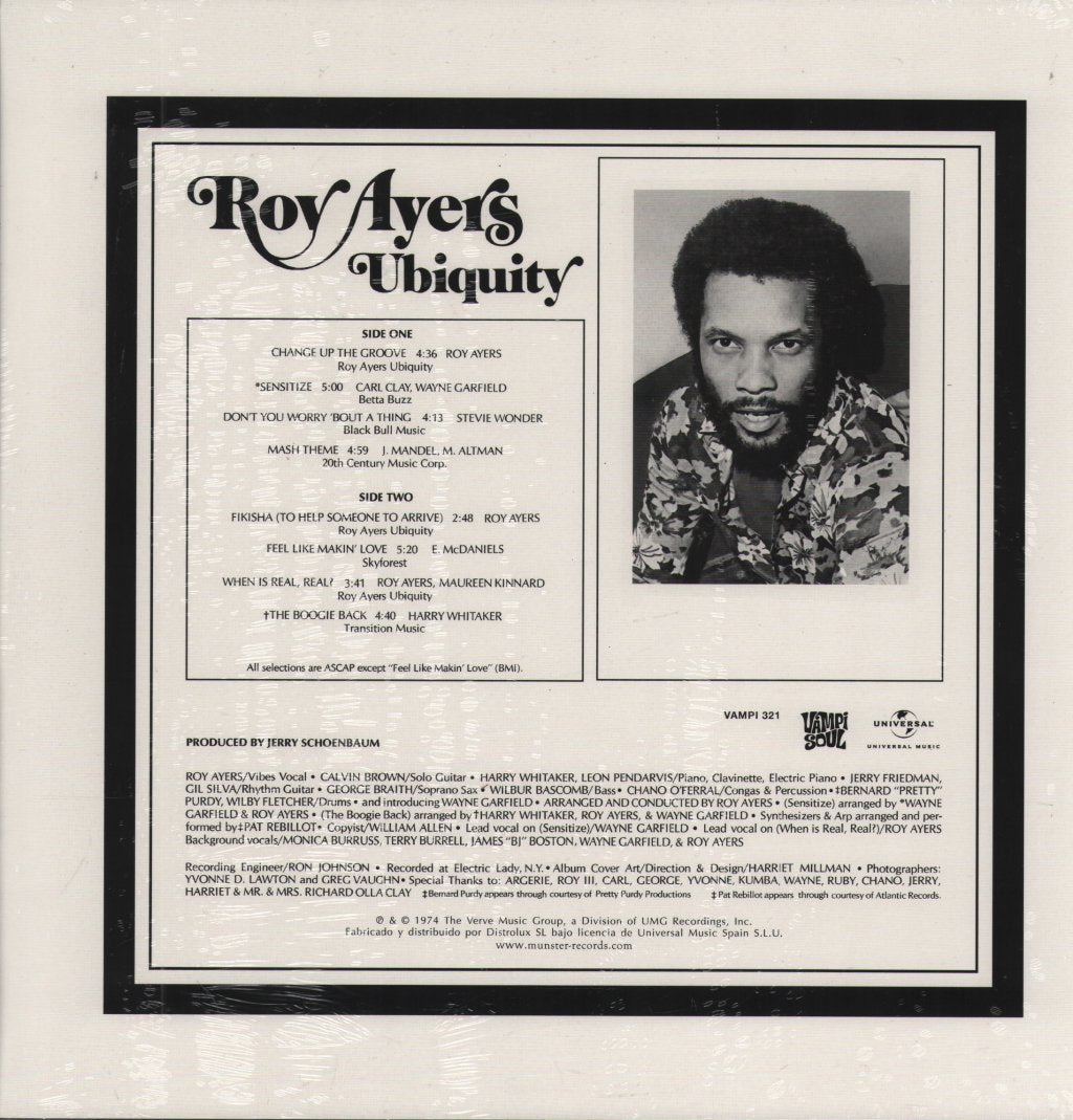 Roy Ayers Ubiquity - Change Up The Groove - Lp