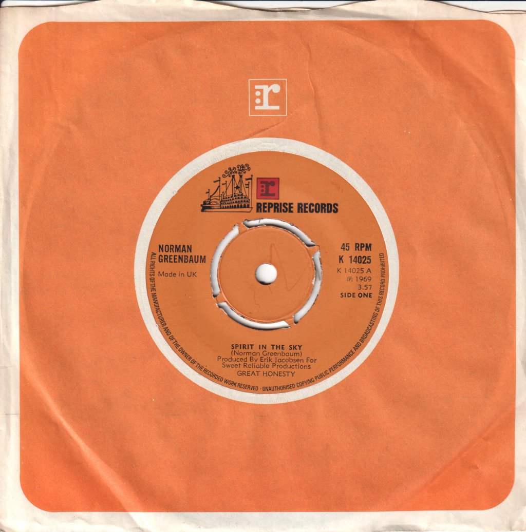 Norman Greenbaum - Spirit In The Sky - 7 Inch