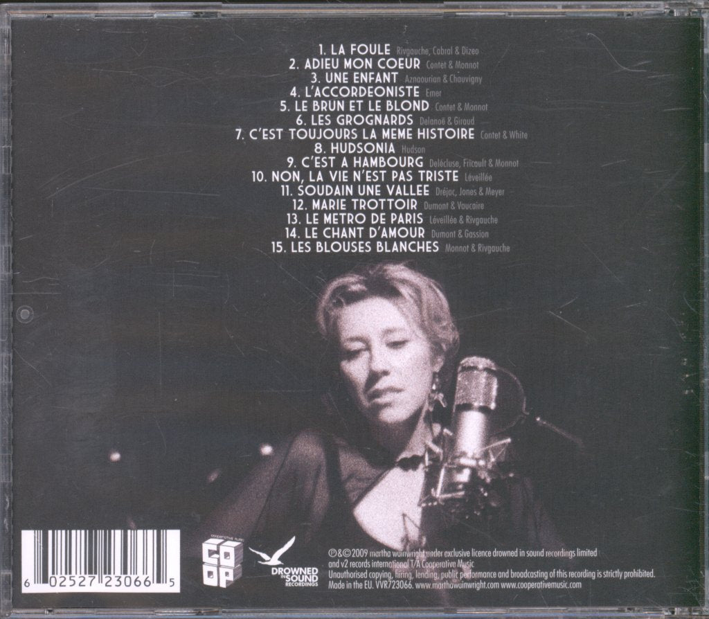 Martha Wainwright - Sans Fusils, Ni Souliers, À Paris: Martha Wainwright's Piaf Record - Cd