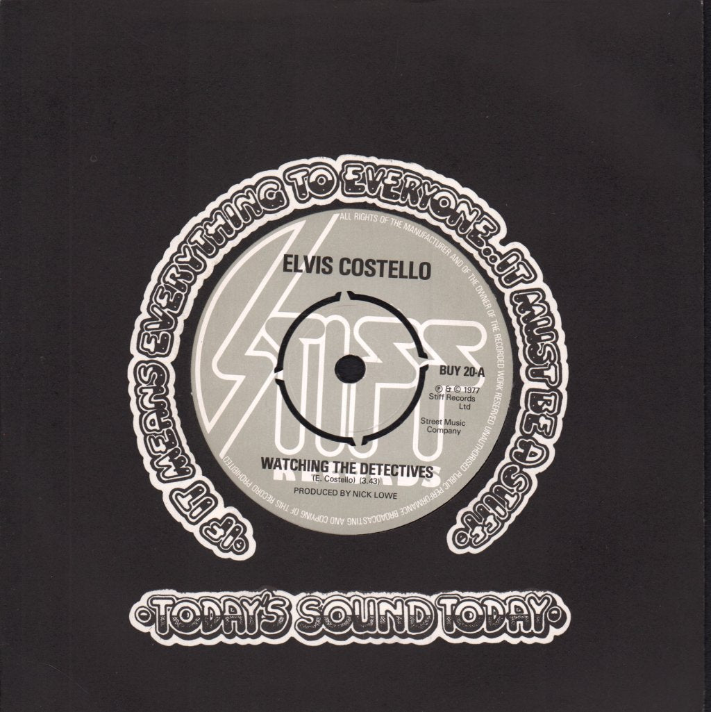 Elvis Costello - Watching The Detectives - 7 Inch