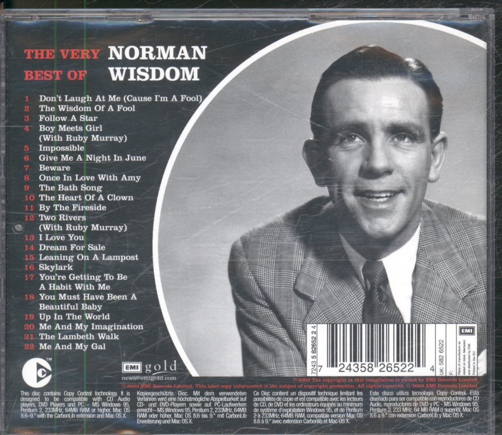 Norman Wisdom - Very Best Of - Cd