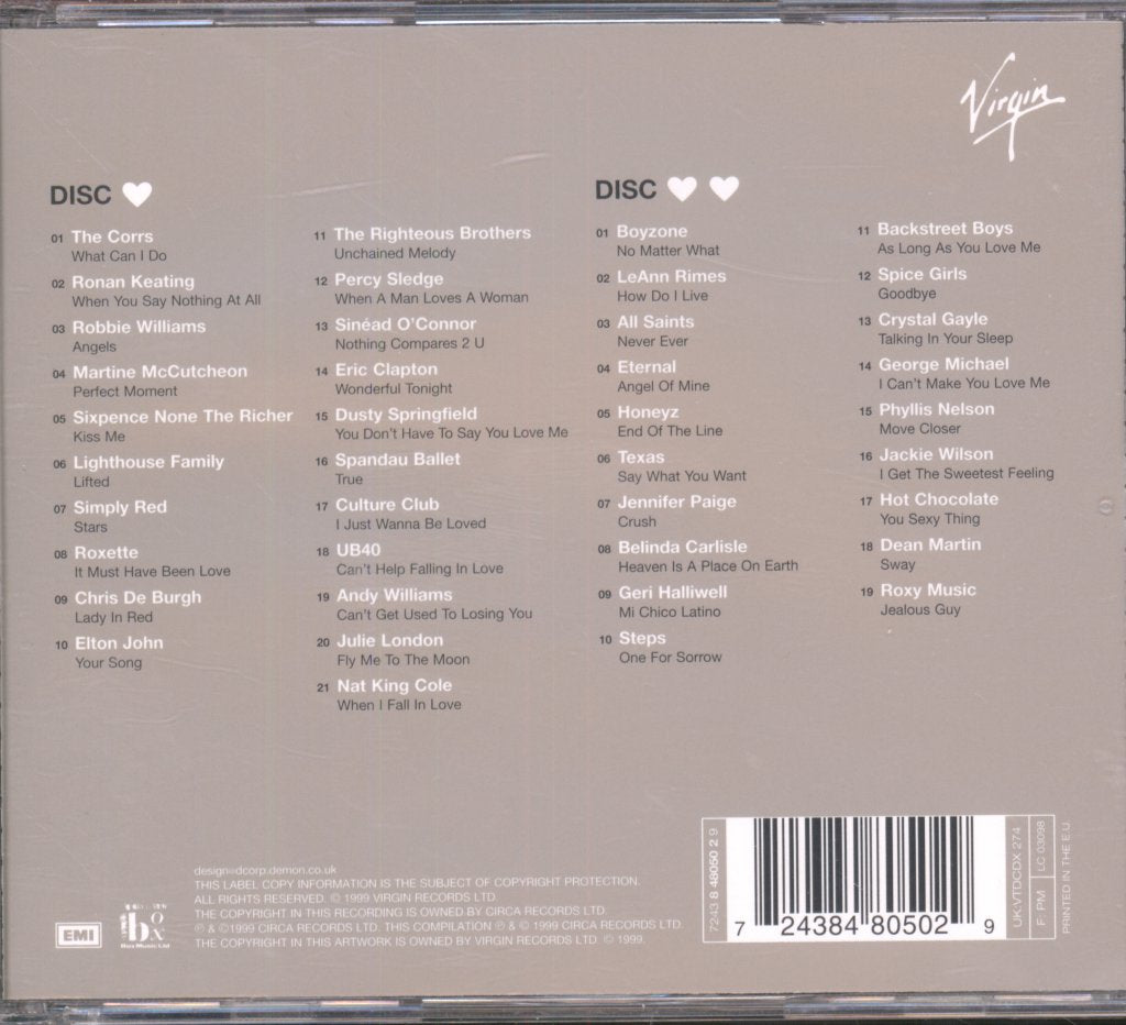 Various Artists - Best Lovesongs ...Ever! - Double Cd