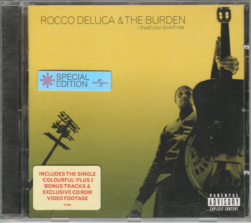 Rocco Deluca And The Burden - I Trust You To Kill Me - Cd