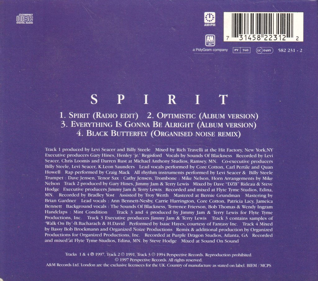 Sounds Of Blackness - Spirit - Cd