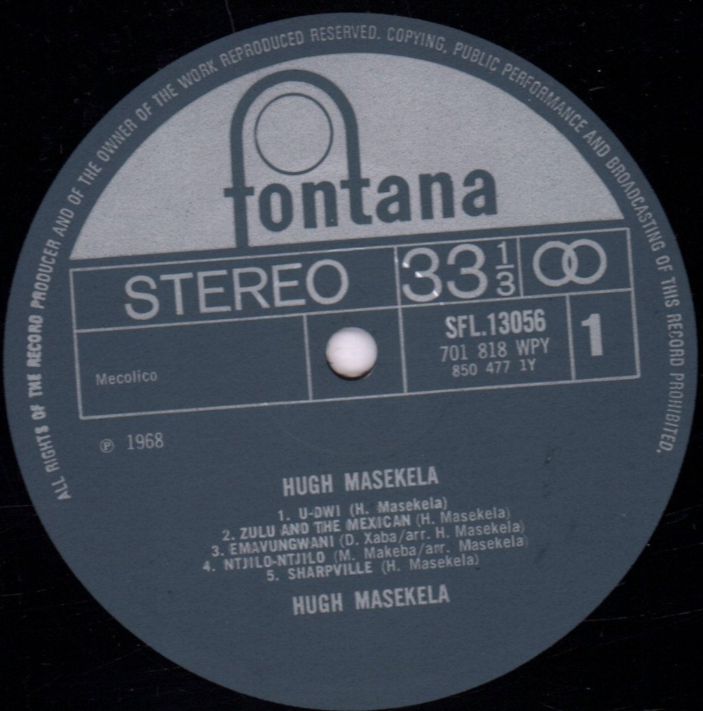 Hugh Masekela - Hugh Masekela - Lp