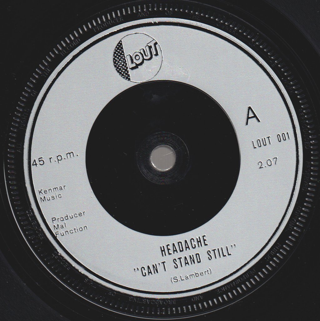 Headache - Can't Stand Still - 7 Inch