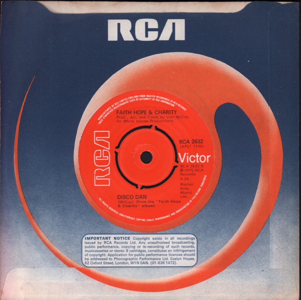 Faith Hope And Charity (70'S Artist) - Just One Look - 7 Inch