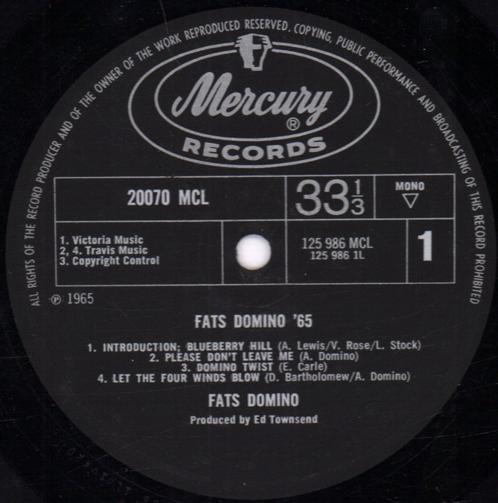 Fats Domino - Fats Domino '65 - Lp