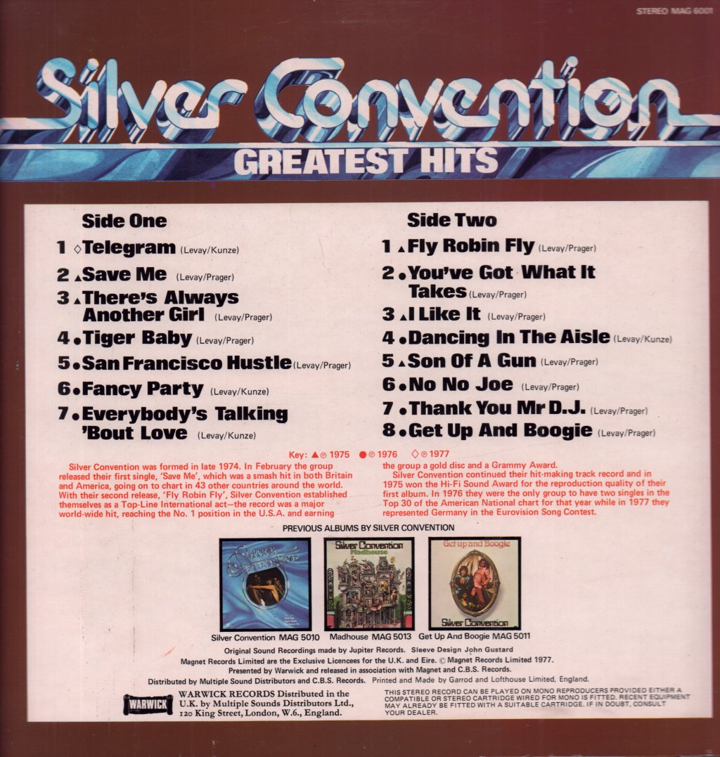 Silver Convention - Greatest Hits - Lp