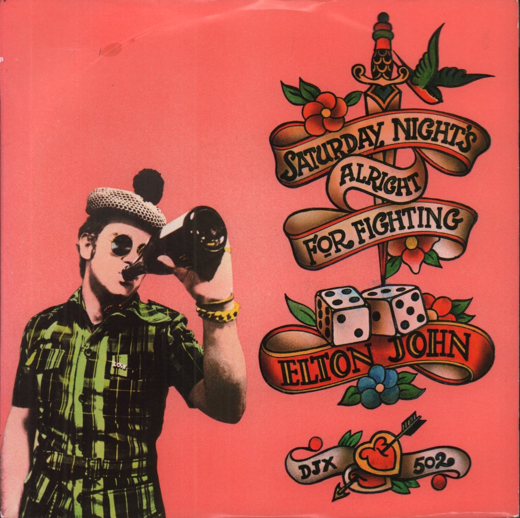 Elton John - Saturday Night's Alright For Fighting - 7 Inch